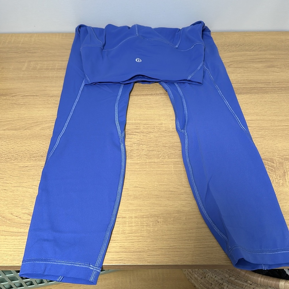 Lululemon Align with packets 25 inch Blue Leggings